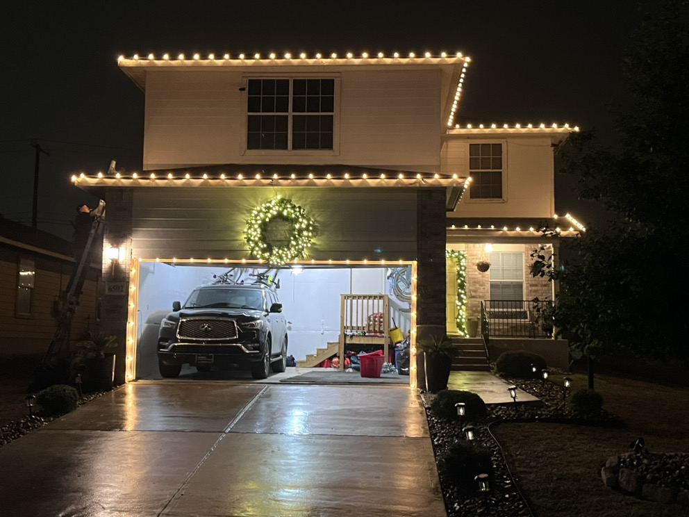 Permanent Outdoor Lighting Olmos Park TX installation 2